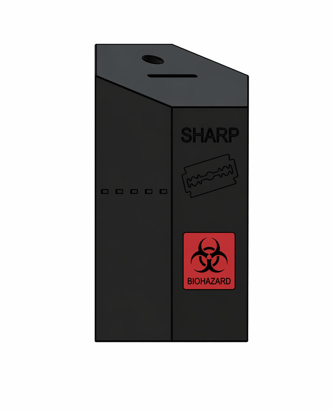 Hexpod SafeSharp Disposal Container