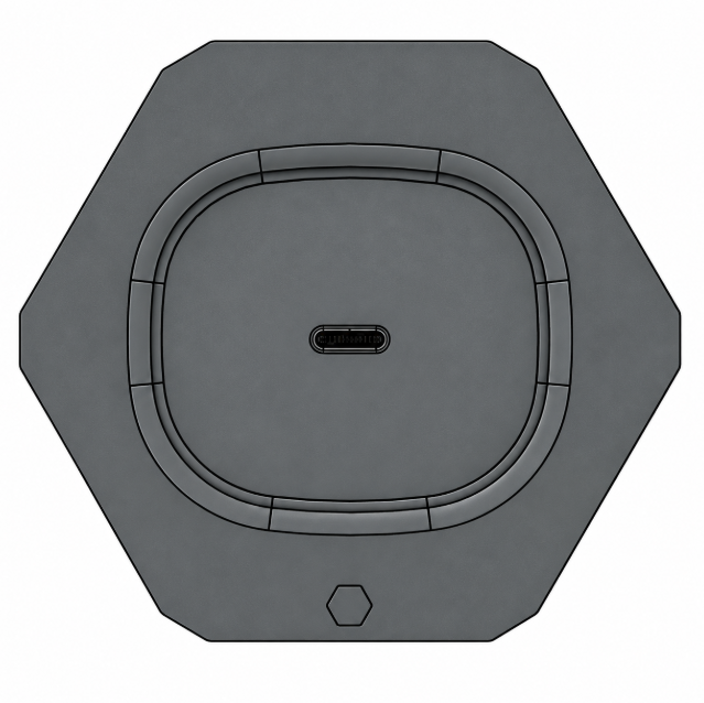 Kemei KM-1386 Clipper Insert USBC