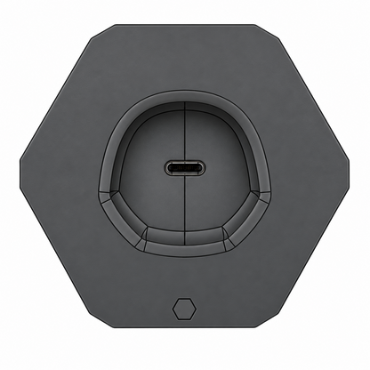 Gunmetal HexPod USB-C charging insert for the VGR V-888C clipper.