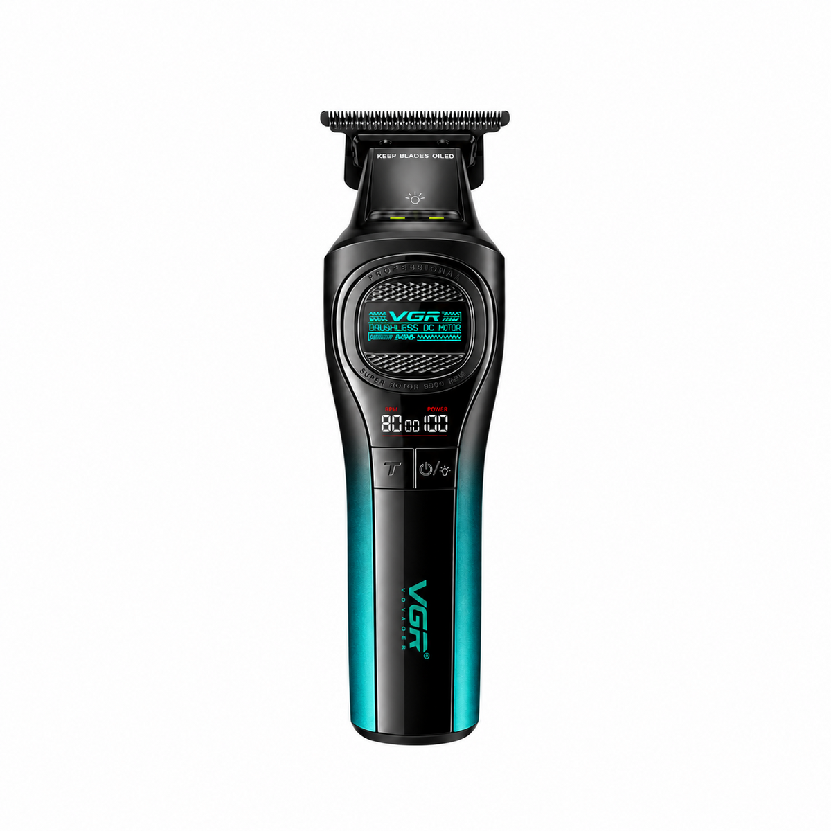 VGR V-888T trimmer shown for compatibility reference; tool not included.
